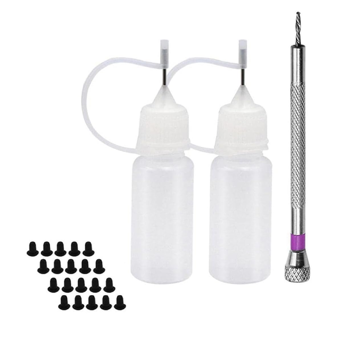 Serplex Fine Hand Drill Set for Resin Crafts Steel 1.6mm Pin Vise Hand Drill with 2 Pin Needle Squeeze Bottles Precision Hand Drill Tools for Epoxy Resin Arts Crafts, Wood, Clay Craft Serplex Fine Hand Drill Set for Resin Crafts Steel 1.6mm Pin Vise Hand Drill with 2 Pin Needle Squeeze Bottles Precision Hand Drill Tools for Epoxy Resin Arts Crafts, Wood, Clay Craft
